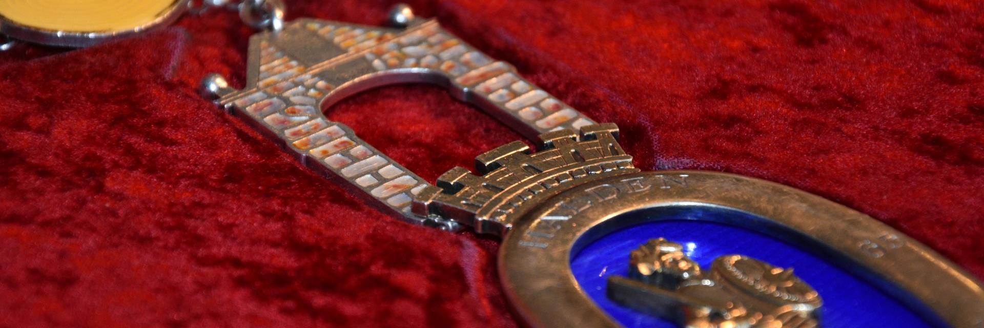 Detalj fra Haldens ordførerkjede