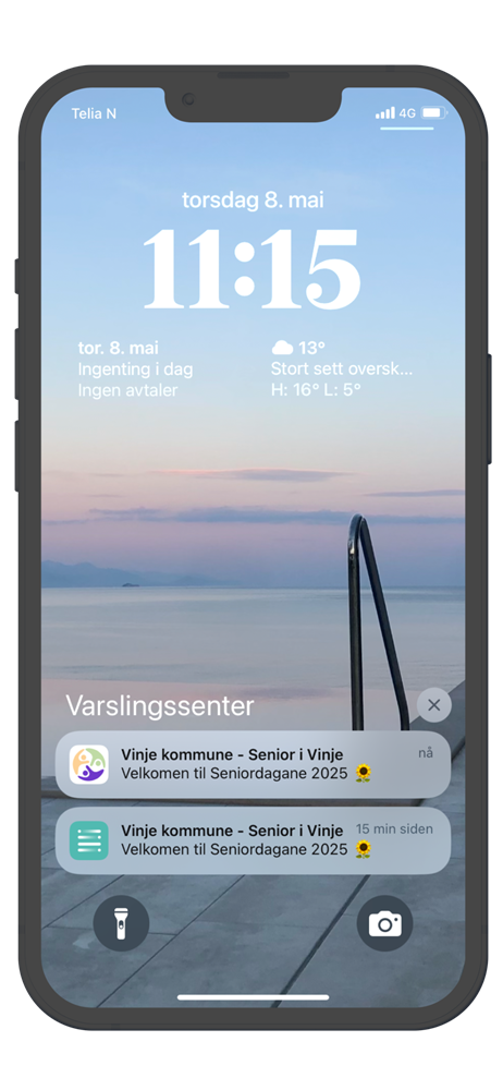 Skjermbilde Friskus-appen - Klikk for stort bilde