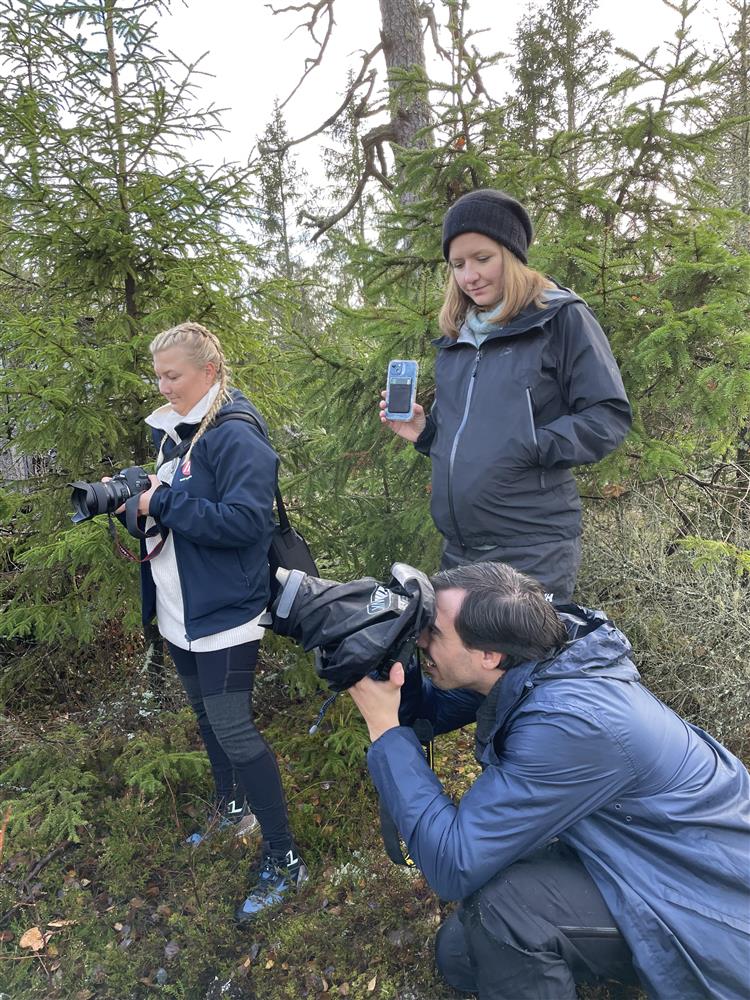 Åpning av ny mobilmast på Grefsrødåsen i Enningdalen i november 2022. - Klikk for stort bilde